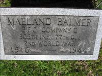 Balmer, Maeland